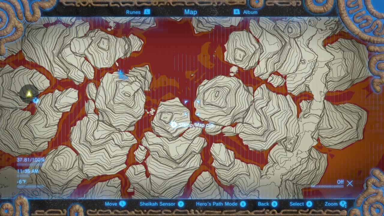 Daruk's Song: Map Location Of 