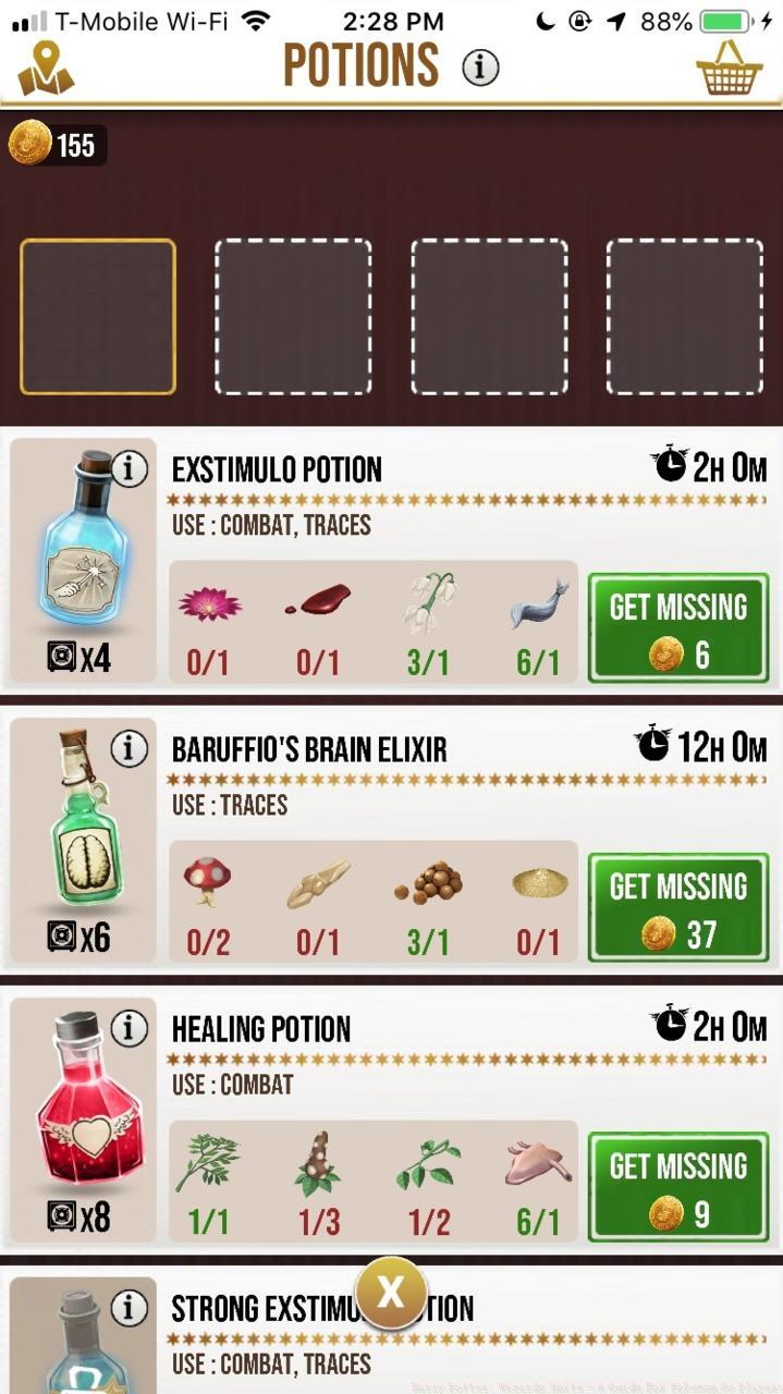 Potions -- Power Up Your Spells