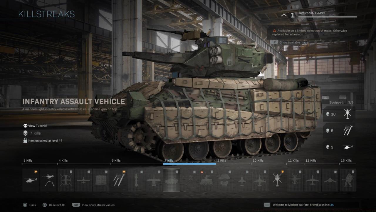 Infantry Assault Vehicle (7 Kills)