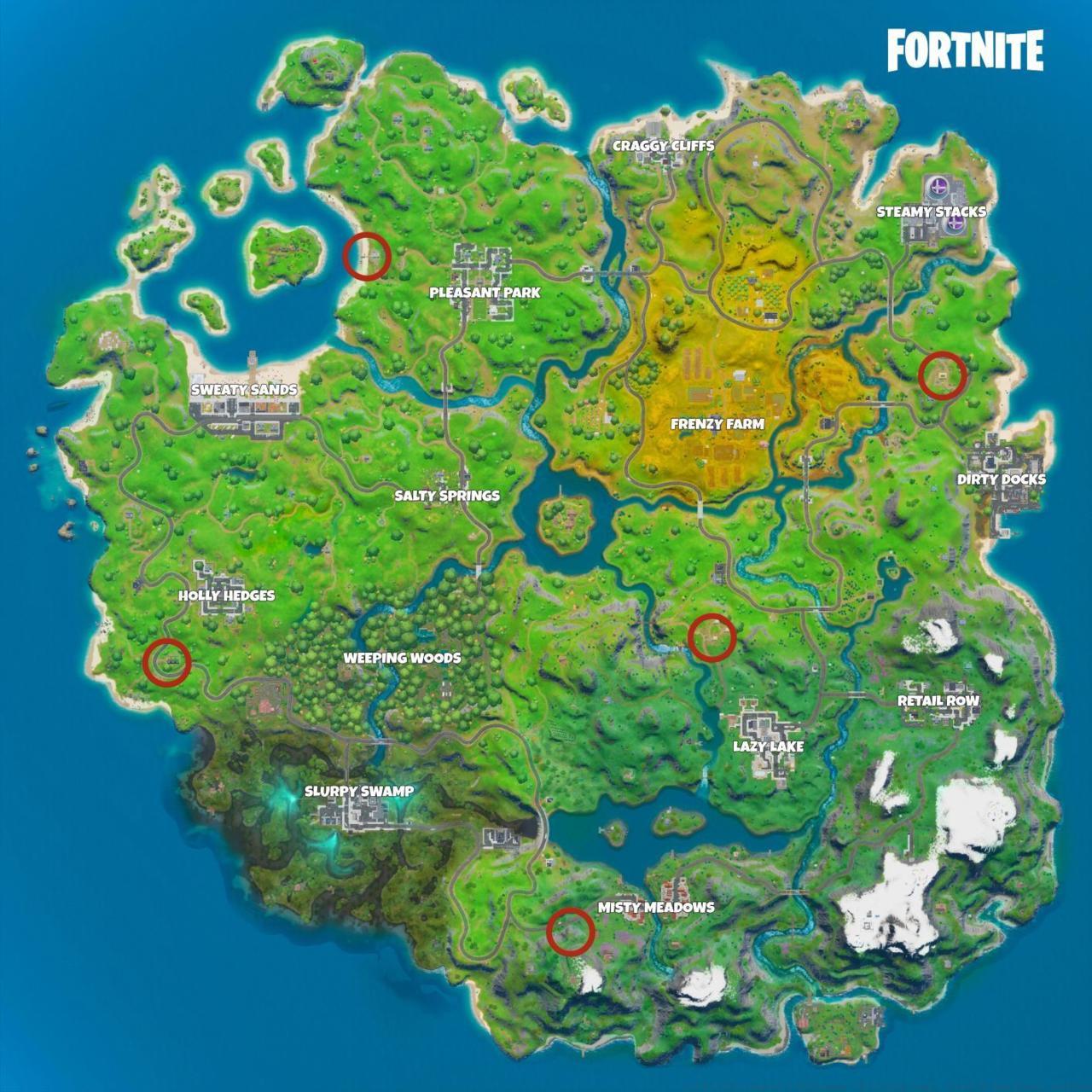 EGO outpost locations in Fortnite