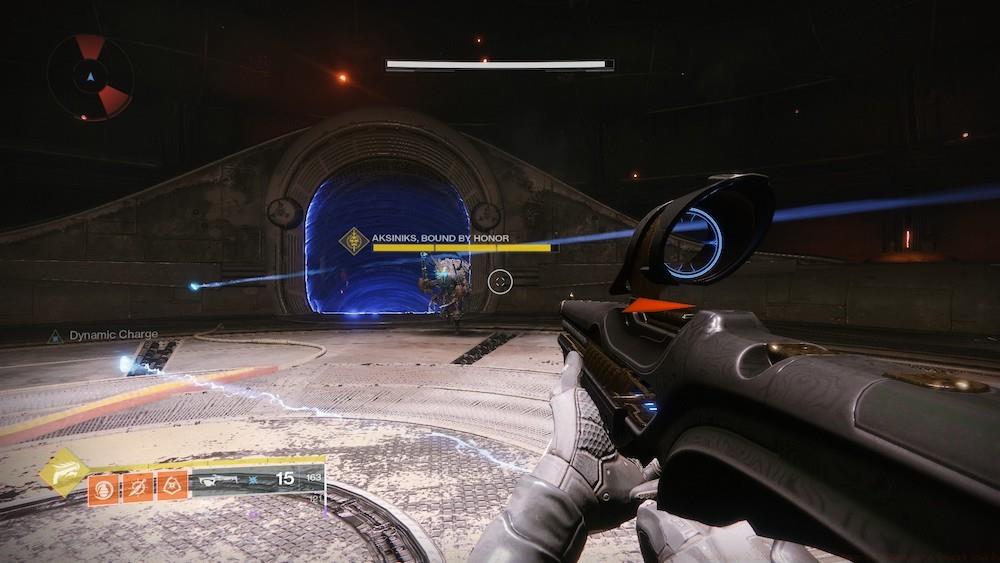 With the Bastion quest in your inventory, you'll face Aksiniks in The Empty Tank.