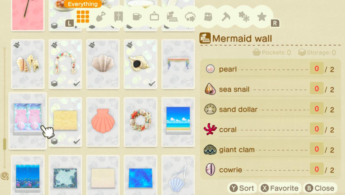Craft mermaid-themed furnishings and clothing.