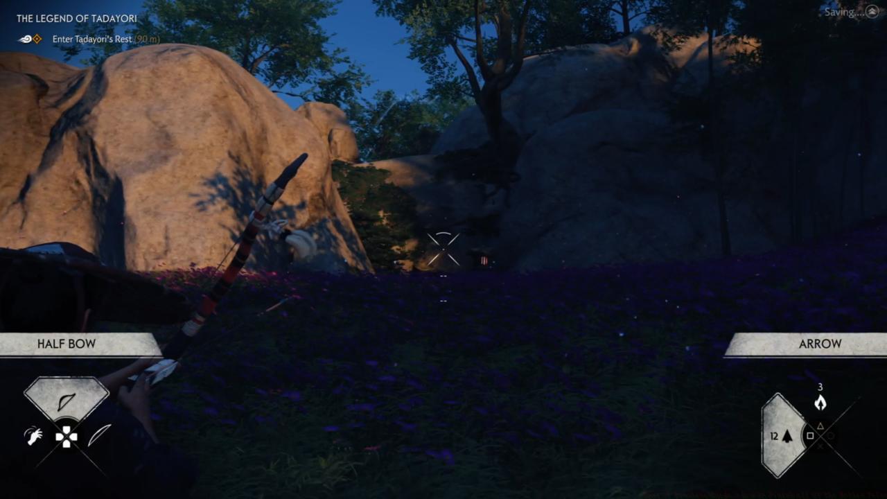 If you're creative, you can find some other ways into Tadayori's Rest, but this is the cliff where you can find the hole leading inside.