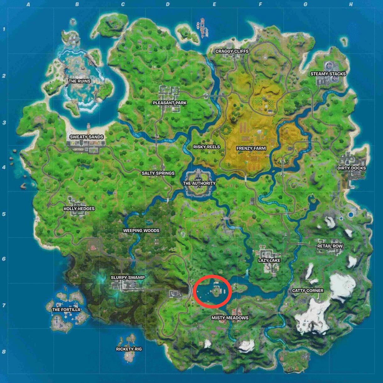 Fortnite Season 3 Motorboat Mayhem Location