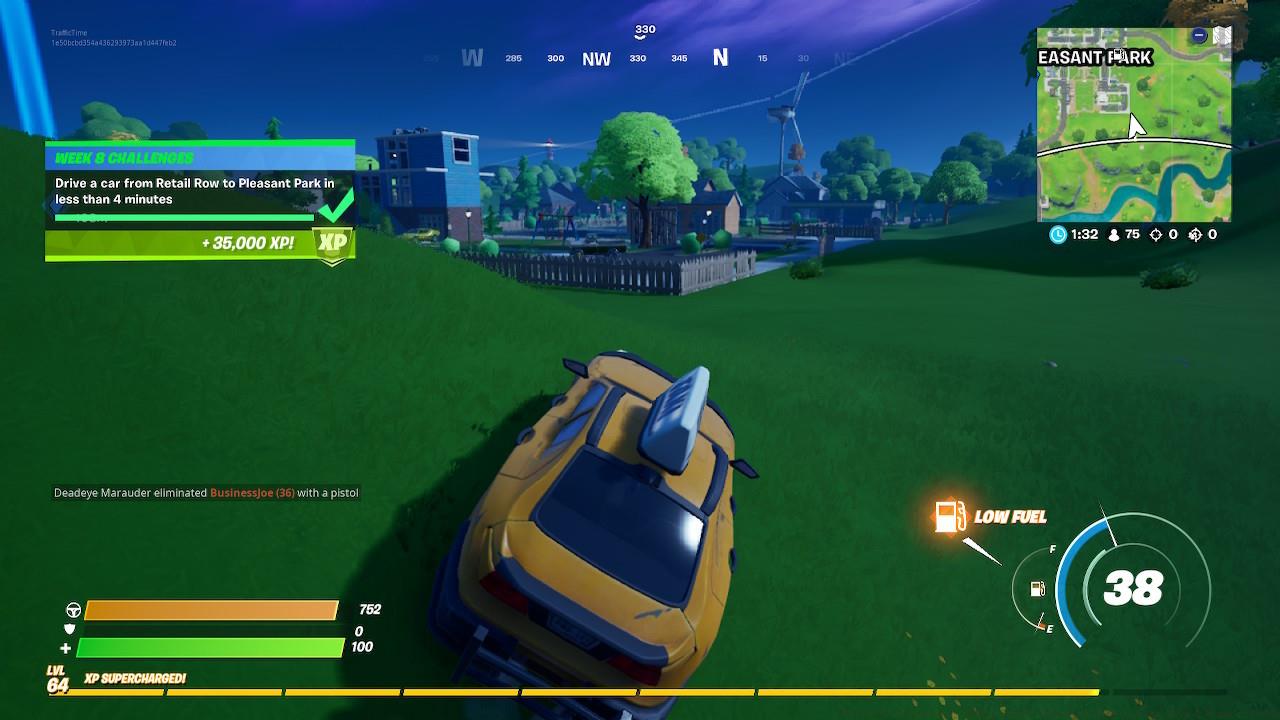 Fortnite Season 3 Driving Challenge