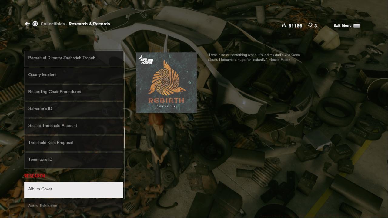 The Old Gods of Asgard have manifested supernatural powers from their music, which seems to be why their song helps you get through the Ashtray Maze.