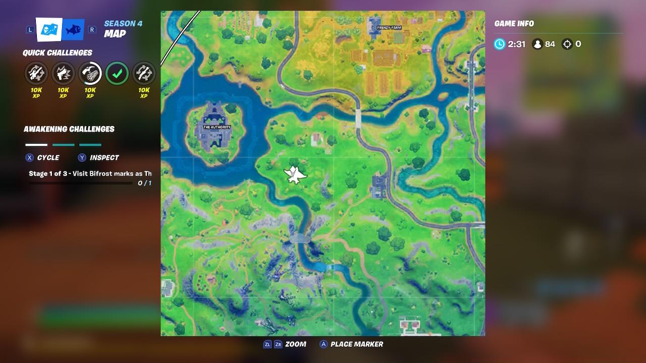 Fortnite Season 4 Quinjet Location