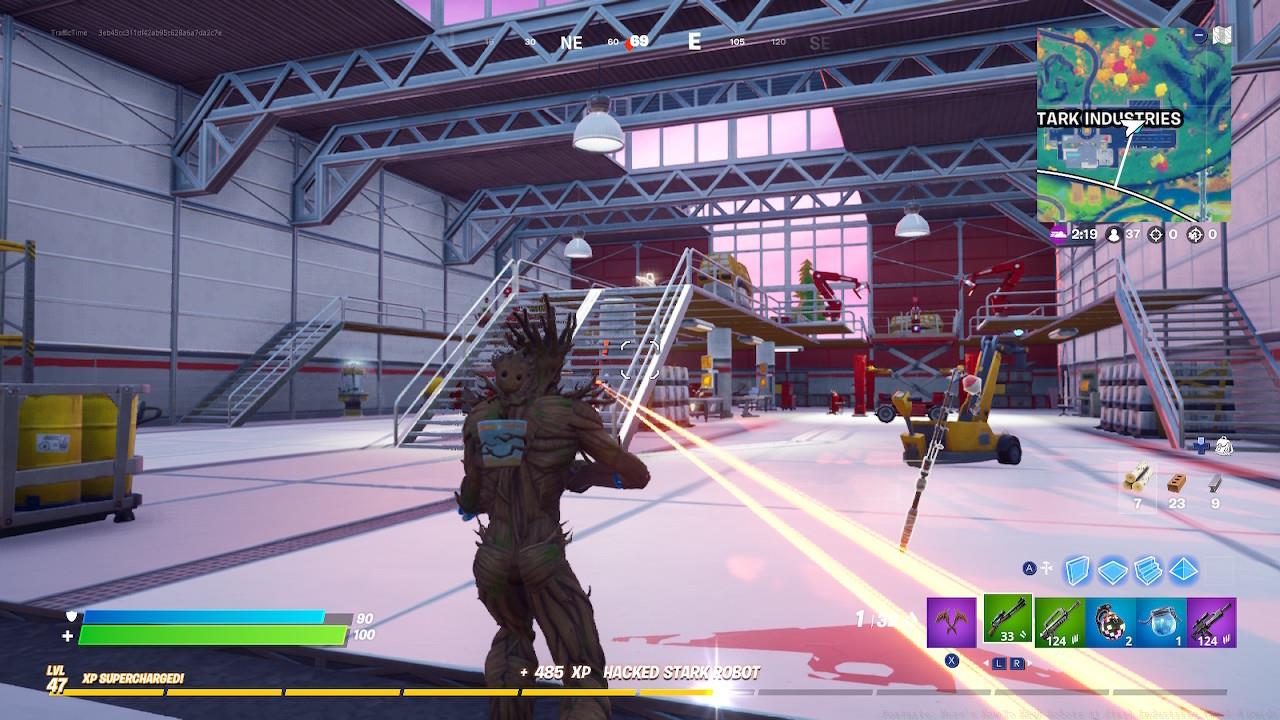 Fortnite Week 4 Hacking Stark Robots Hangar Location