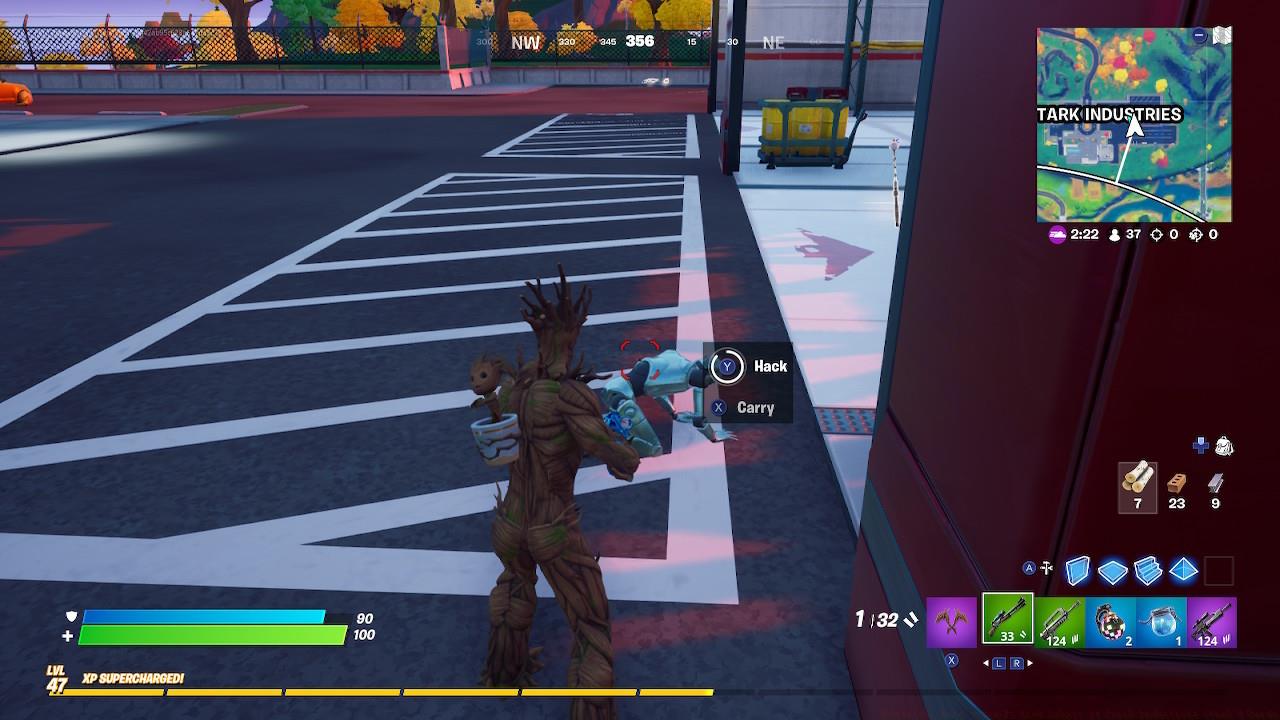 Fortnite Week 4 Hacking Stark Robots