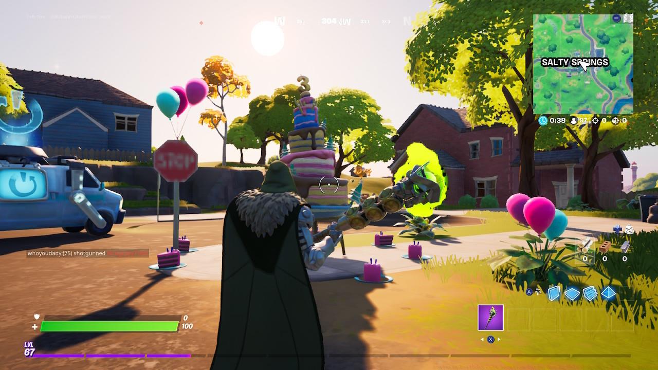 Fortnite Birthday Cake Location