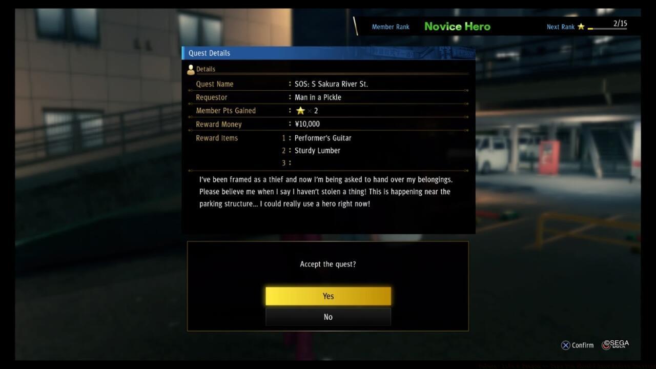 The SOS quests are particularly valuable, as they offer upwards of 10,000 yen and provide rewards immediately rather than having to report to an agent.