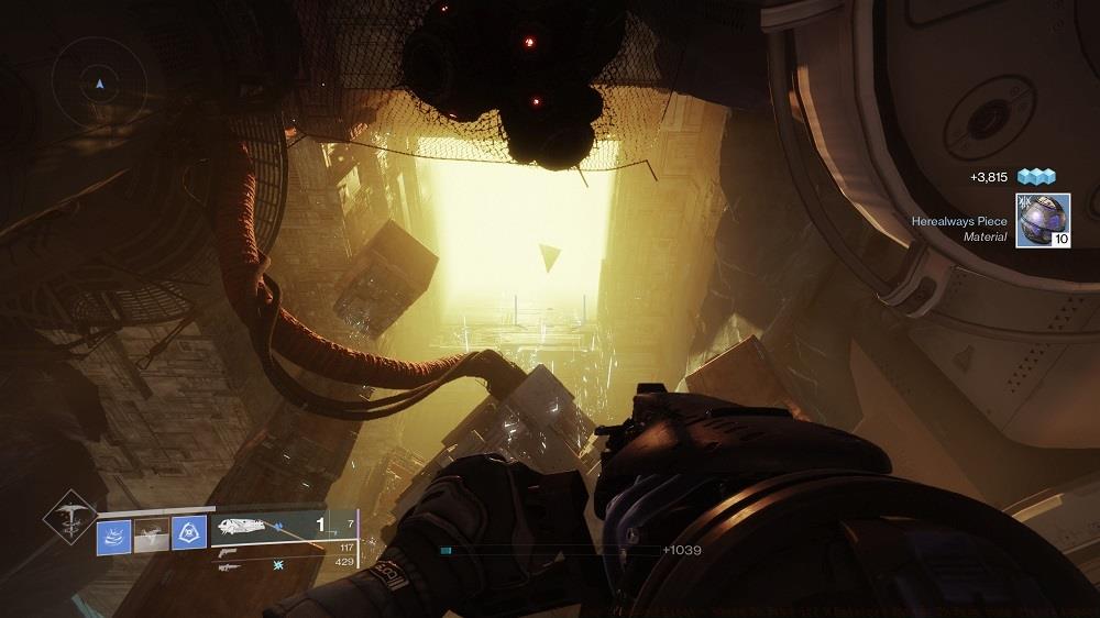 Look up in the boss room of the Concealed Void Lost Sector to find the Shard.