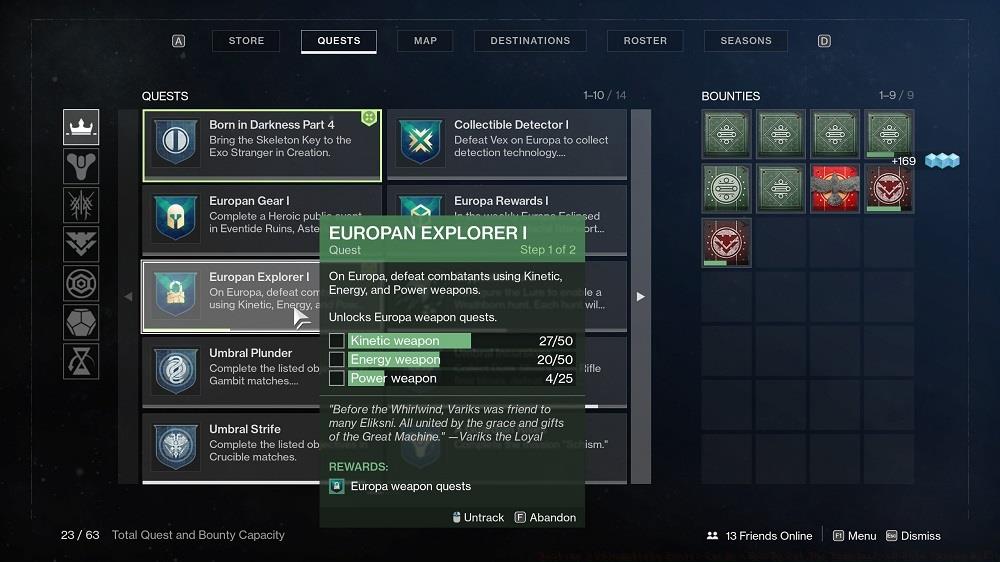 You'll need to knock out the Europan Explorer I and II sabotage bounties from Variks before you can get a crack at Cloudstrike.