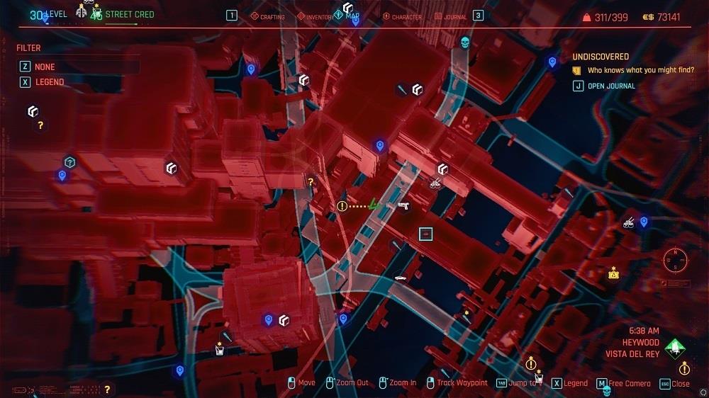 The location of Skippy in Cyberpunk 2077.
