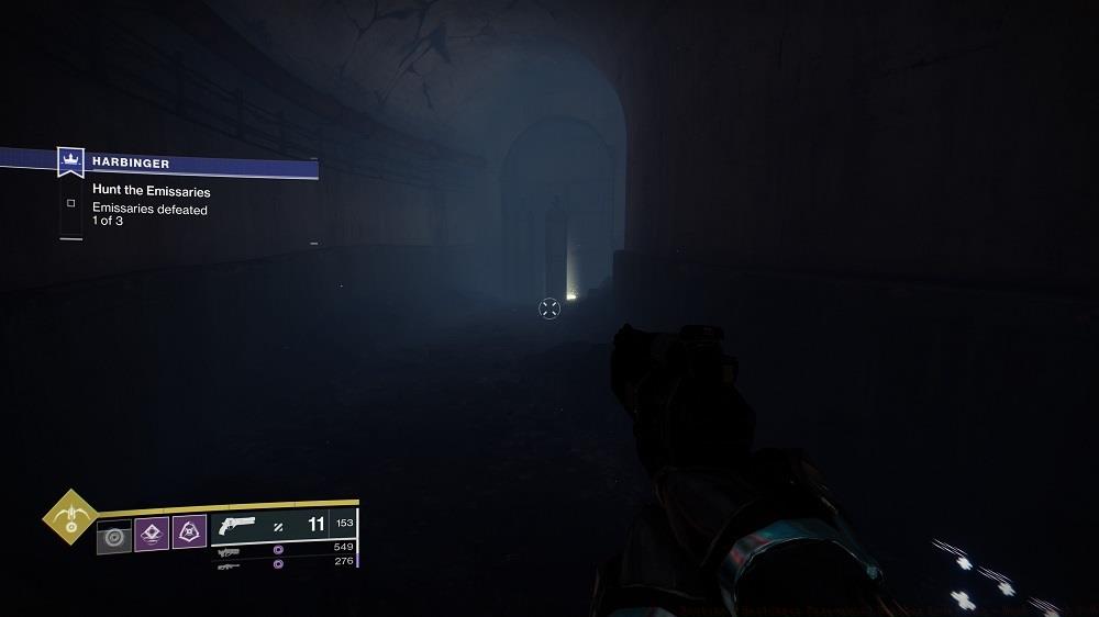 The hallway leading away from the Taken Wizard Emissary hides the second feather.