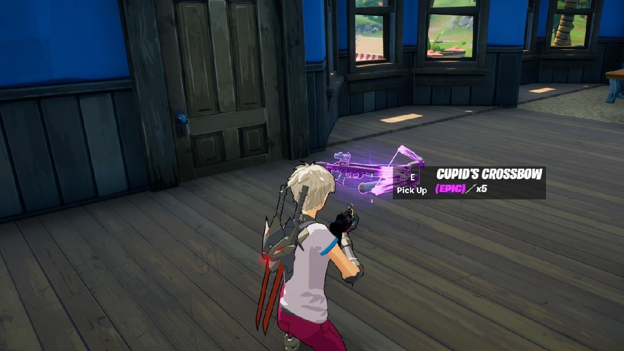 Cupid's Crossbow will appear as regular loot in Fortnite.