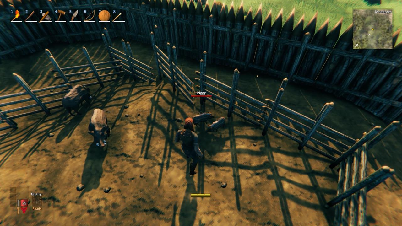 Taming boars can be of great help to your survival in multiple ways.