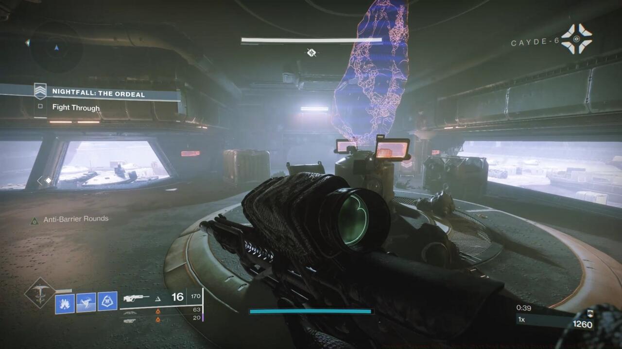 Look for the door just behind the hologram table in the first room of The Arms Dealer; don't go to the left and hack the door as normal.