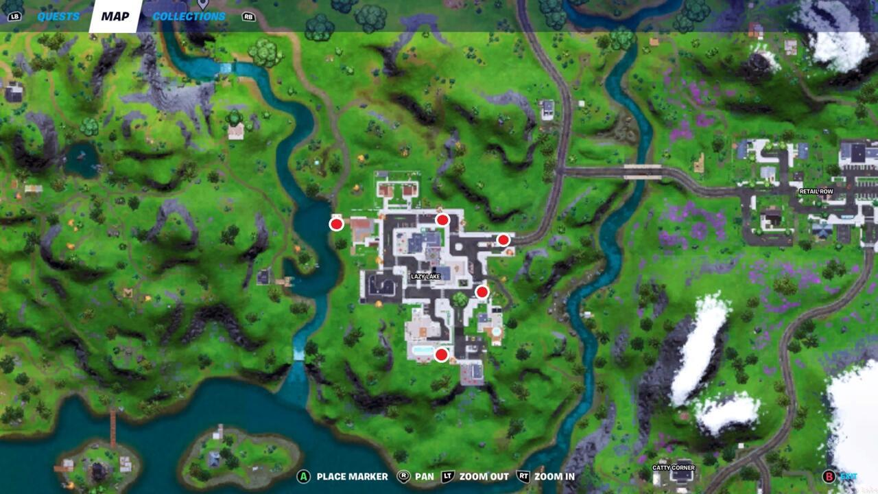 All welcome signs at Lazy Lake