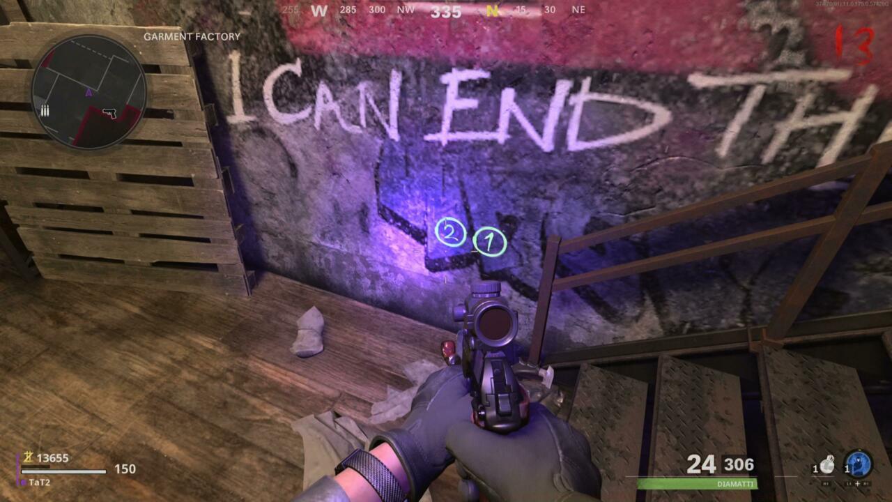 This is what the numbers will look like. My Garment Room numbers were 21.