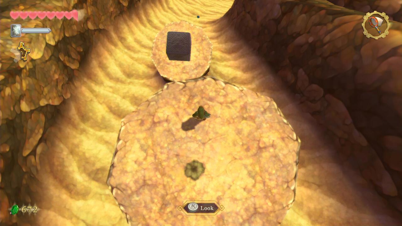 Goddess Cube location near Earth Temple entrance
