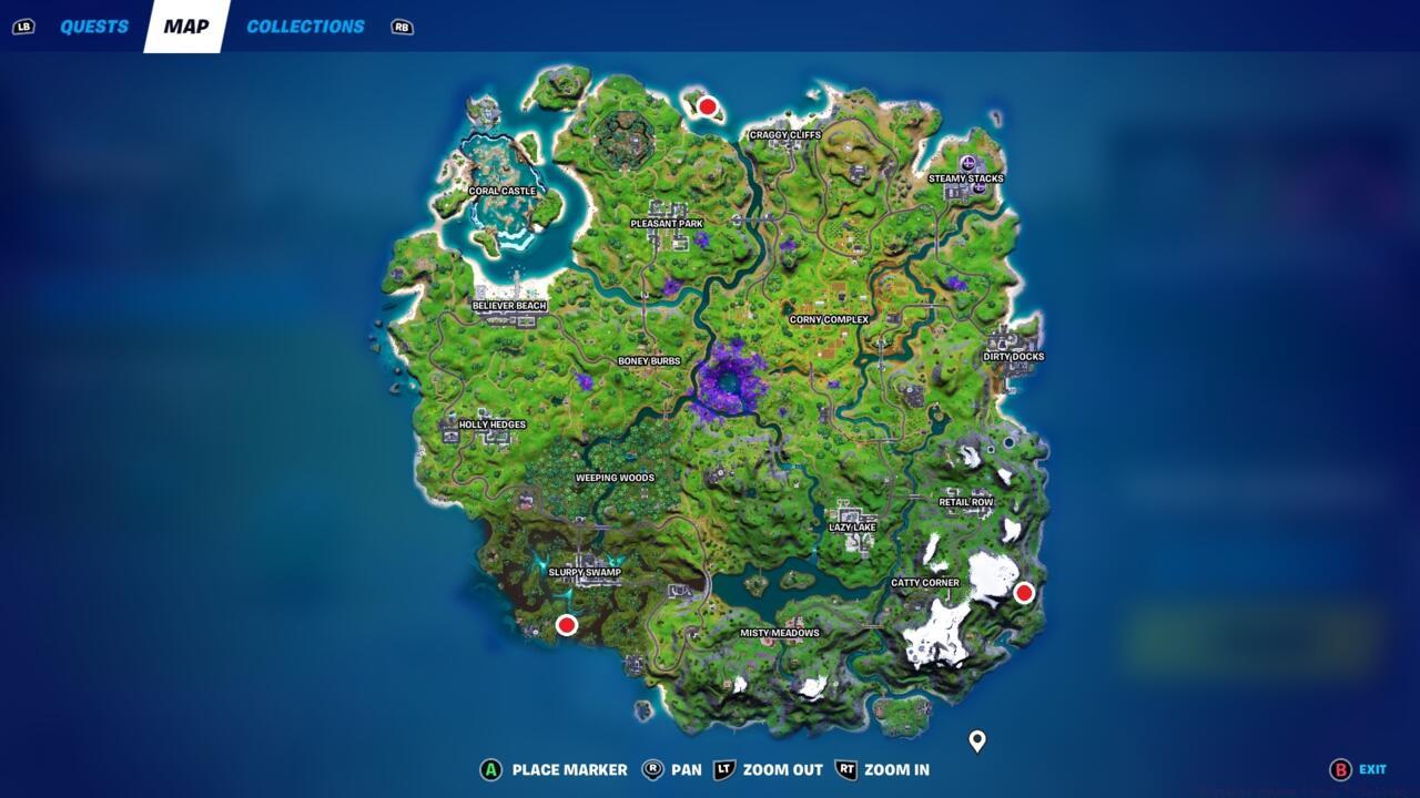 Where to stoke campfires near hatcheries in Fortnite
