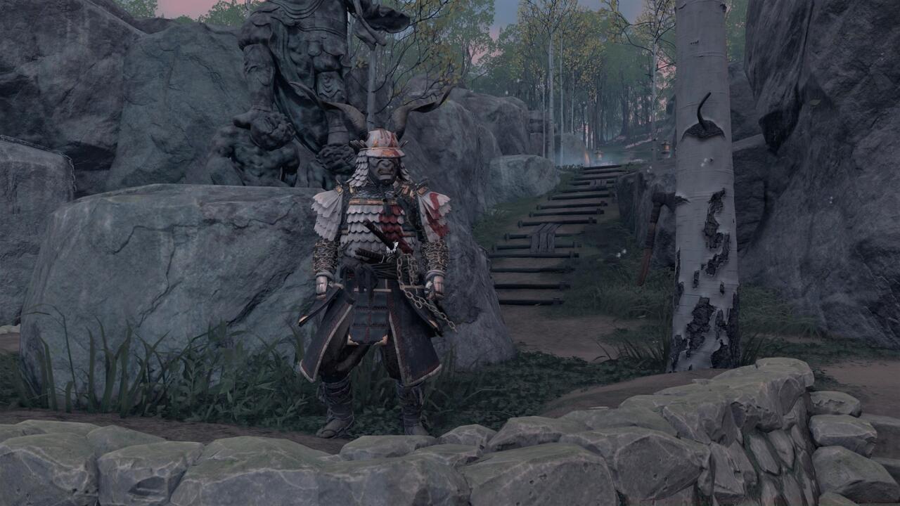 You can get some pretty great-looking Kratos armor for if you can figure out the riddle in the Shrine of Ash on Iki Island's east coast.