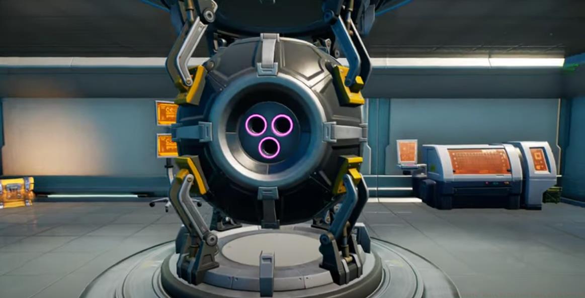 The countermeasure device is very likely a bomb that Slone wants the aliens to abduct onto the Mothership.