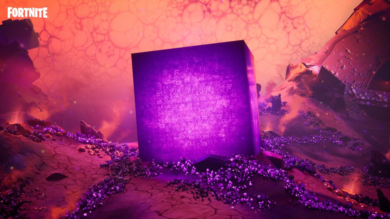 The Mothership's wreckage is scattered across the island, and so are sentient cubes made of dark energy.