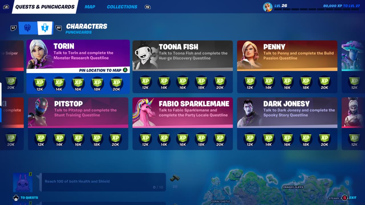 There's a lot more XP on offer for players who need it.