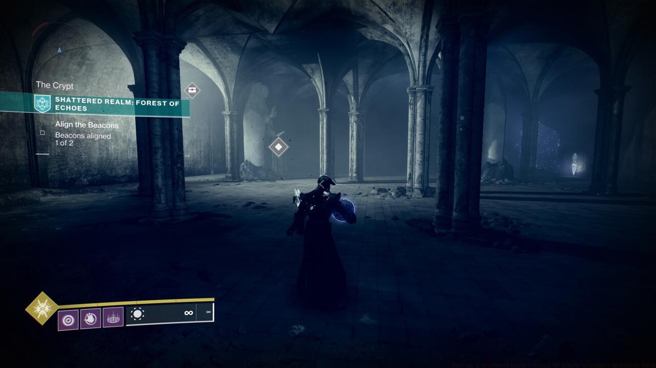 Bring the orb down to the Crypt hidden beneath the Mausoleum, then get ready for a fight with a Taken boss.