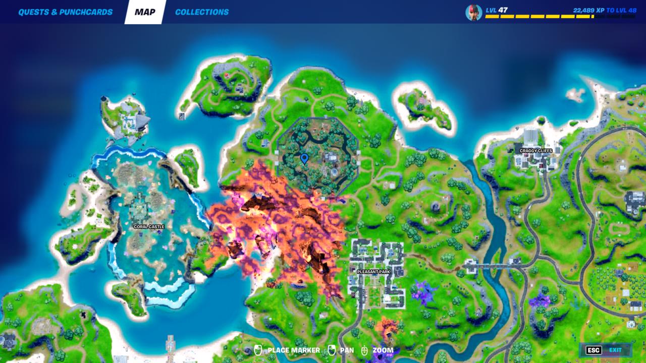 Wrath NPC location in Fortnite Season 8
