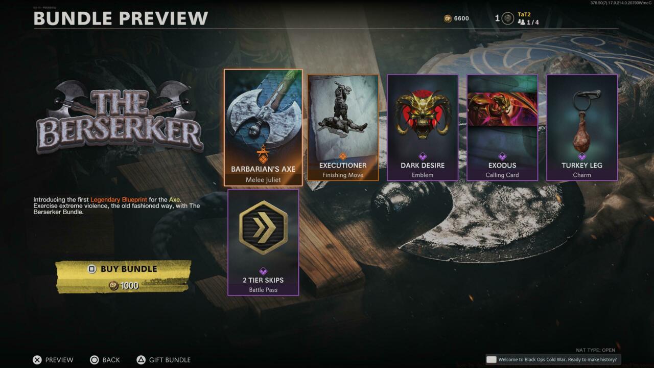The Berserker shop bundle