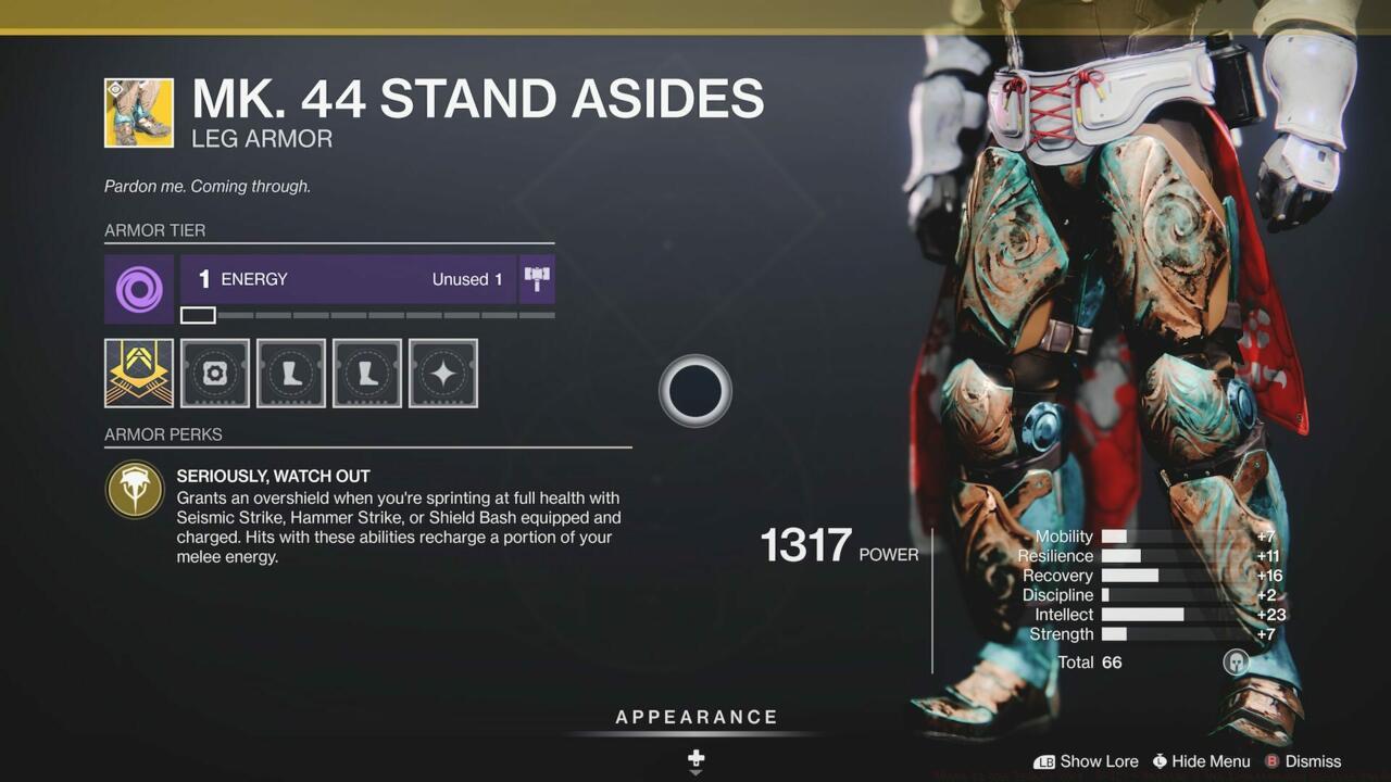 MK. 44 Stand Asides call for a specific setup on your part