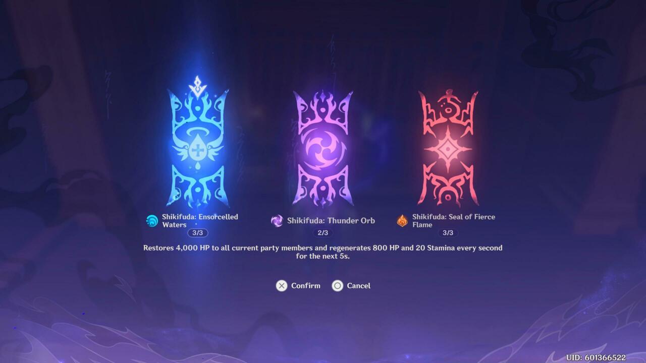 Three of the Shikifudas