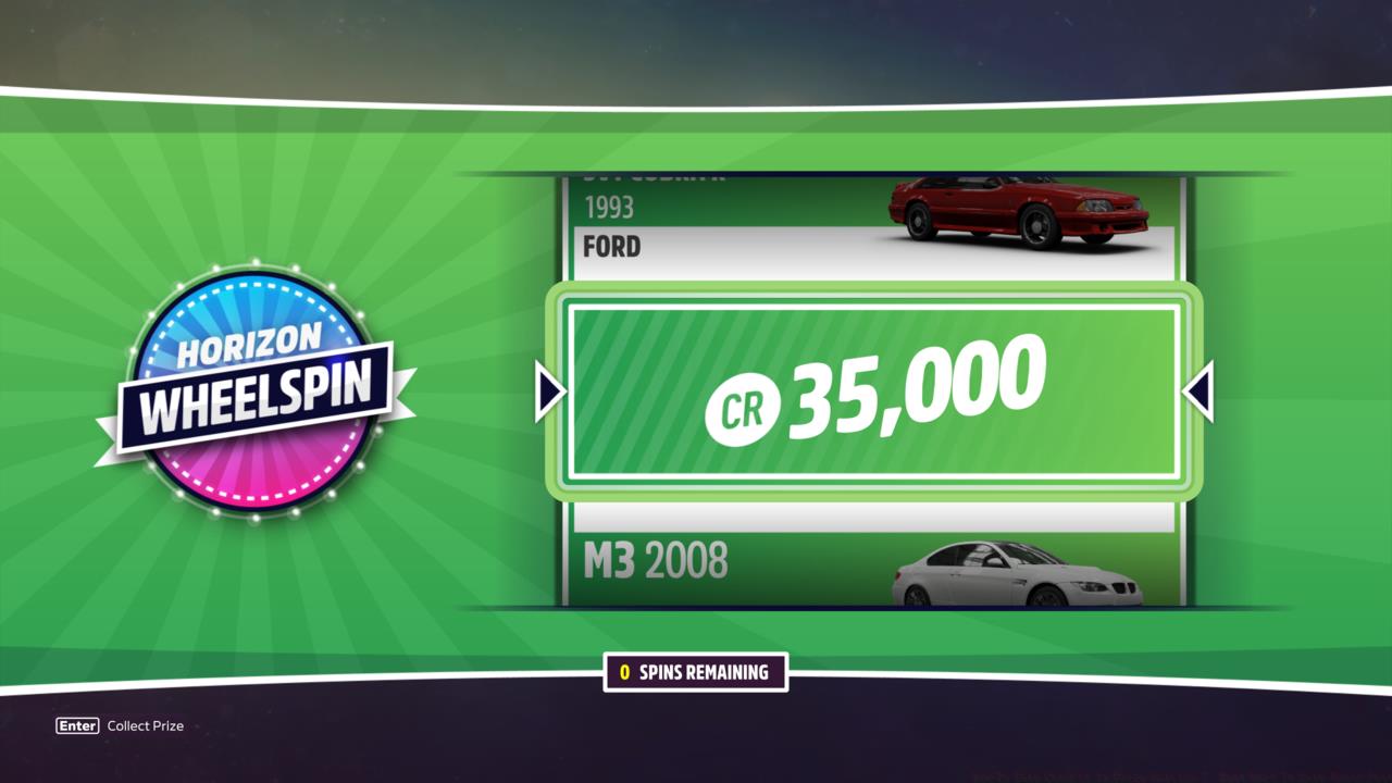 Wheelspins are randomized, but their credit rewards often deposit a pretty penny.