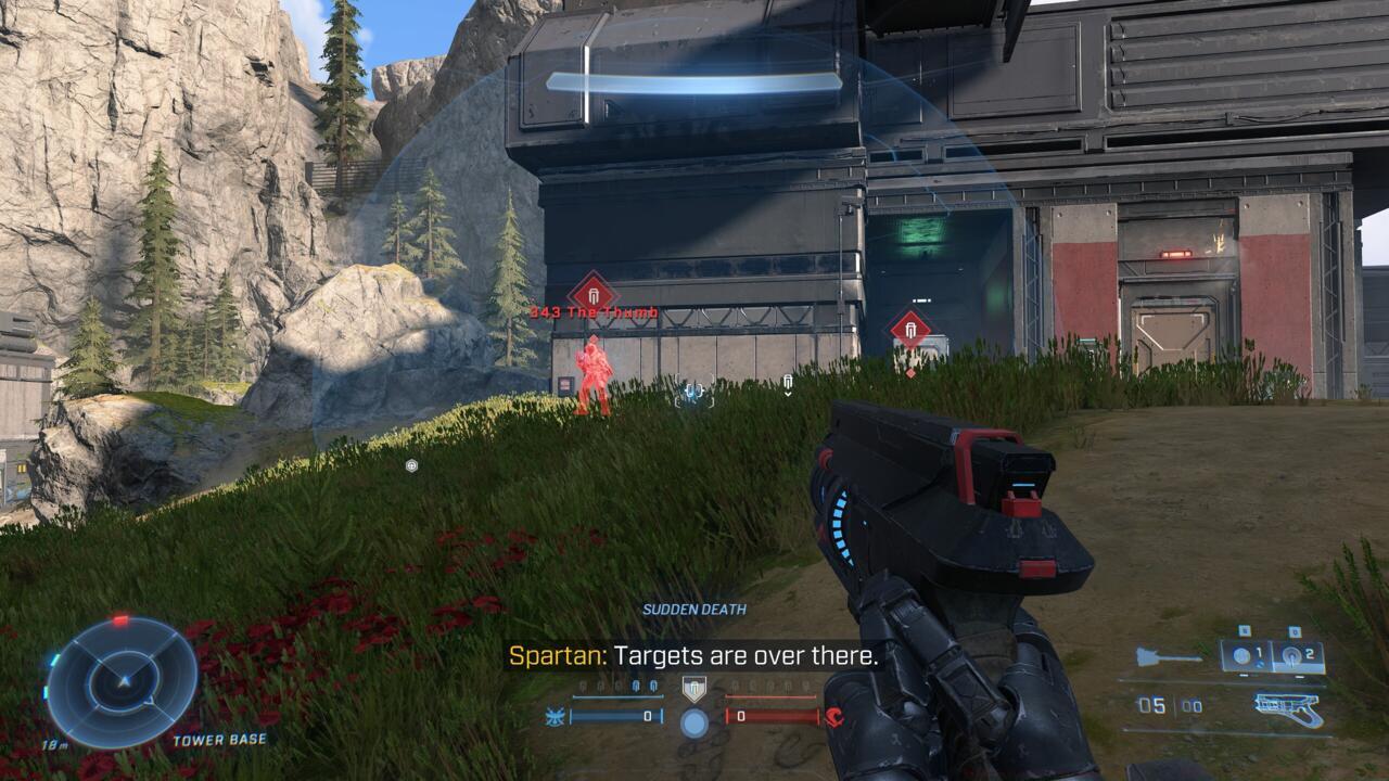 Use the Threat Sensor to see enemies through walls or even just highlight them for an easier fight.