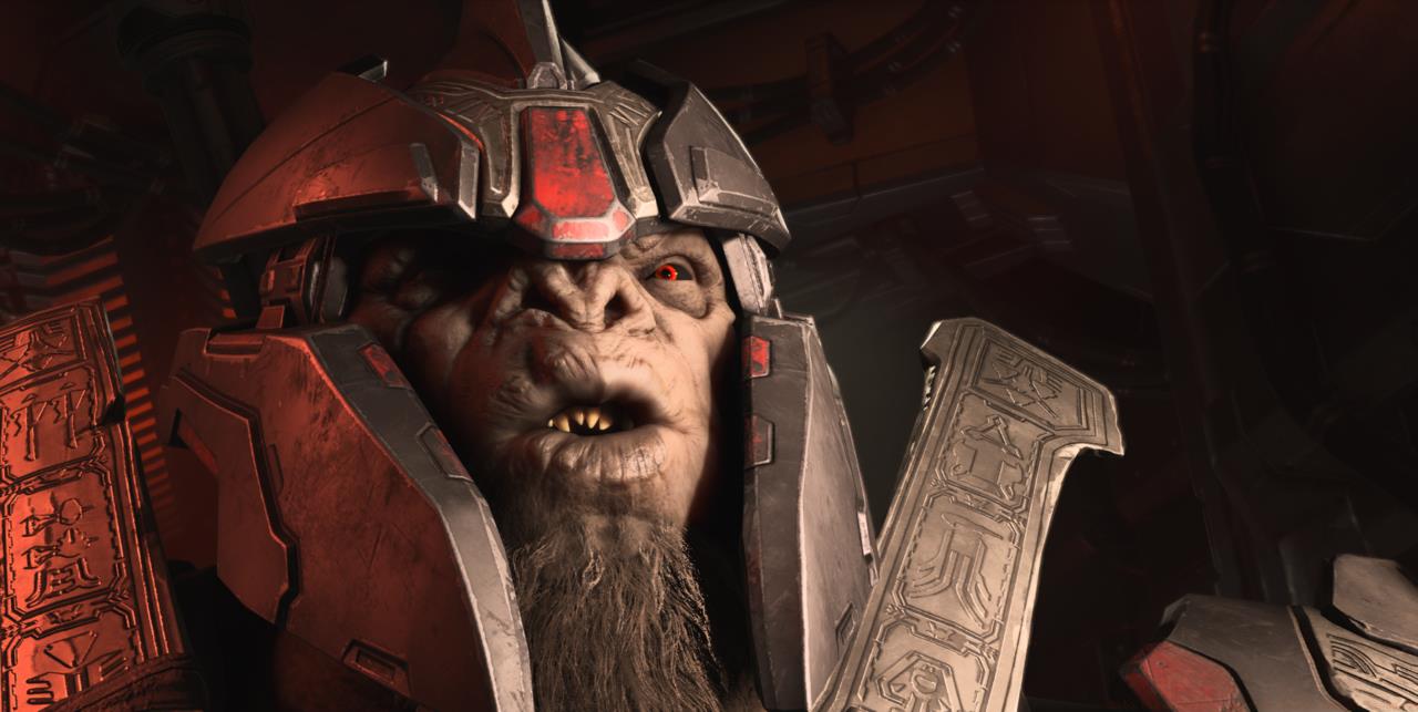 Eventually, Escharum quits yapping and lets his power do the talking.