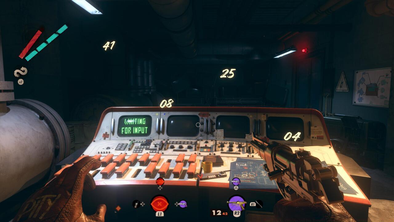 The first time you visit, these numbers (which will be different in your playthrough) won't appear.