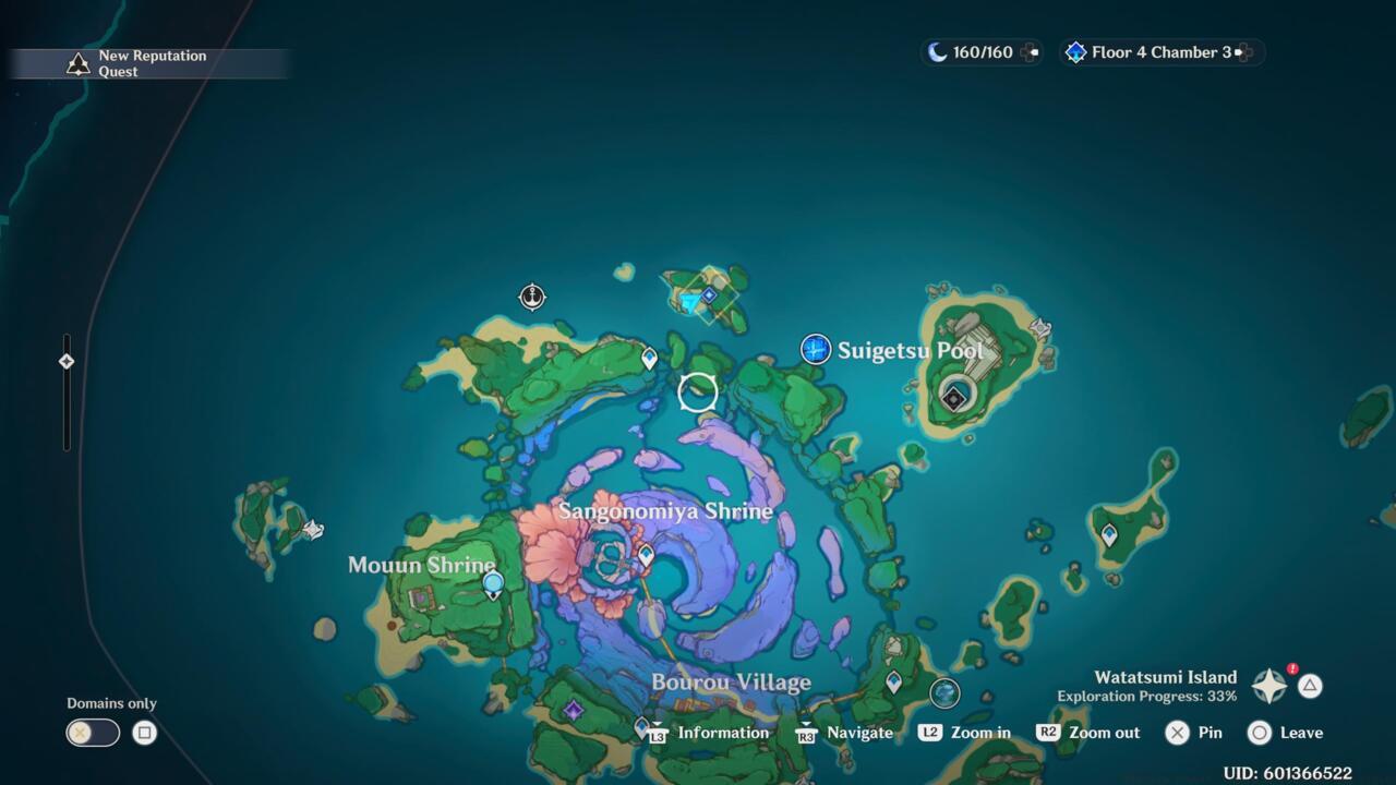 The location of the second sigil