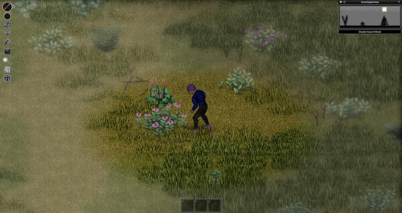 Short-Sighted characters won't be able to forage effectively.