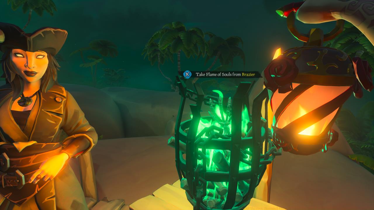 Don't leave Belle without first transferring the Flame of Souls to your lantern.