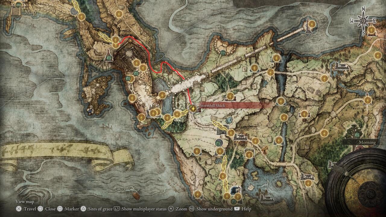 Follow this path to reach Liurnia of the Lakes.