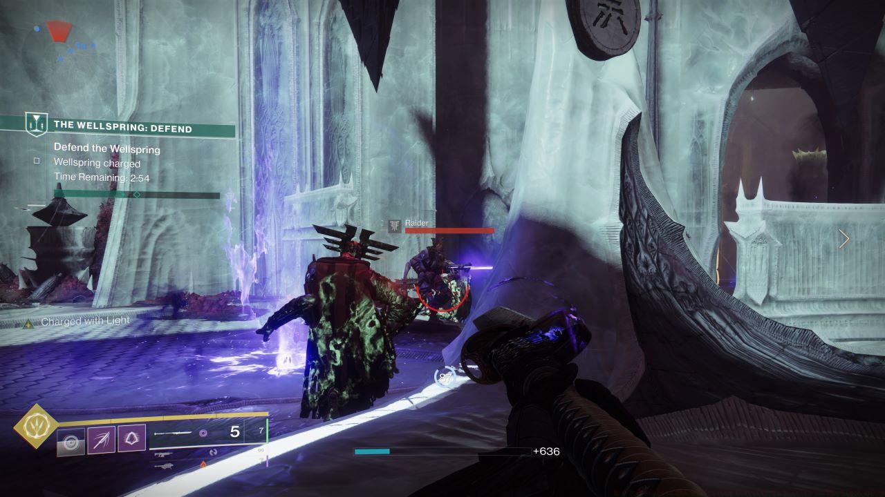 Charging and defending the Wellspring