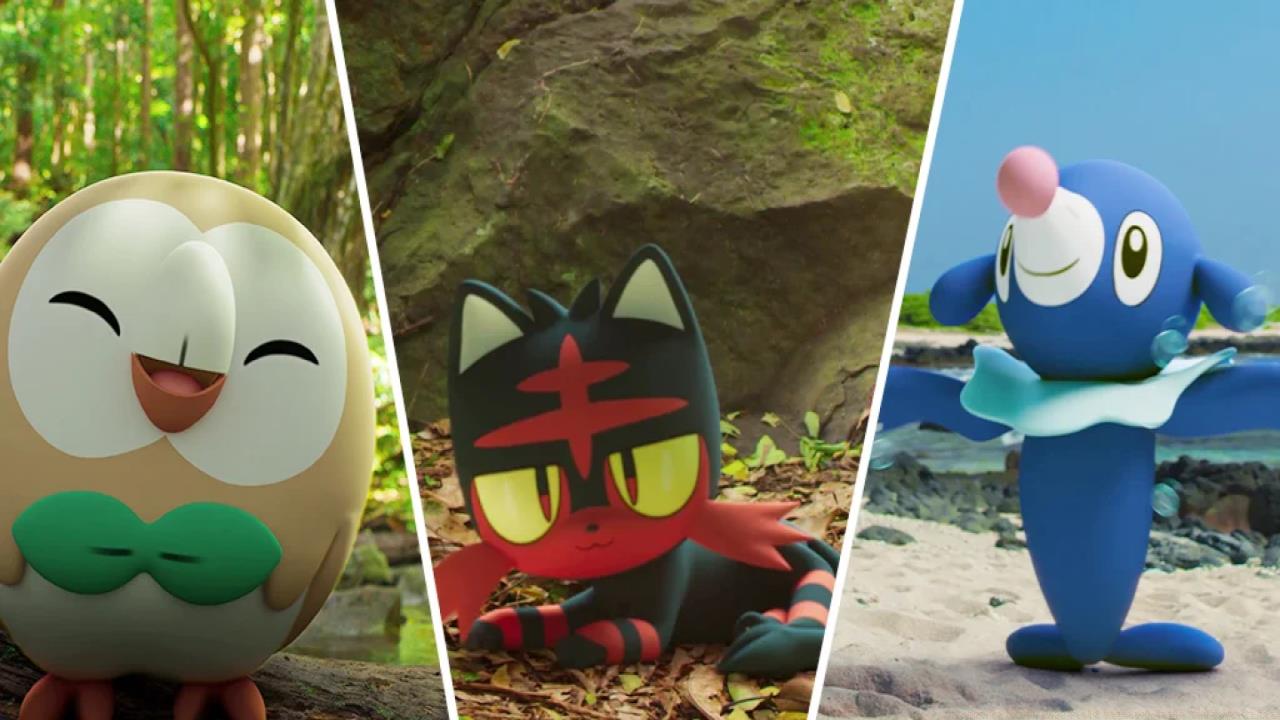 Rowlet, Litten, and Popplio are some of the new Pokemon you'll find in March.