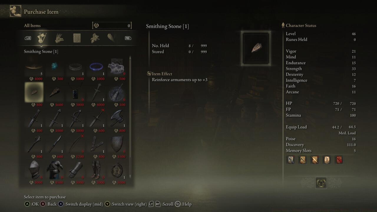First and second level smithing stones can get your weapons level up to +6.