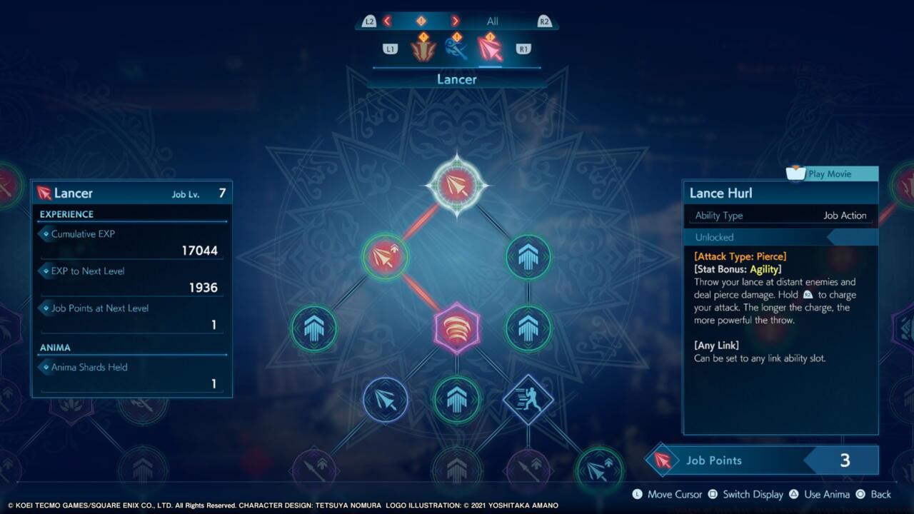 Each job has an extensive tree with skills and passive buffs, and it's worth leveling more than one at a time.