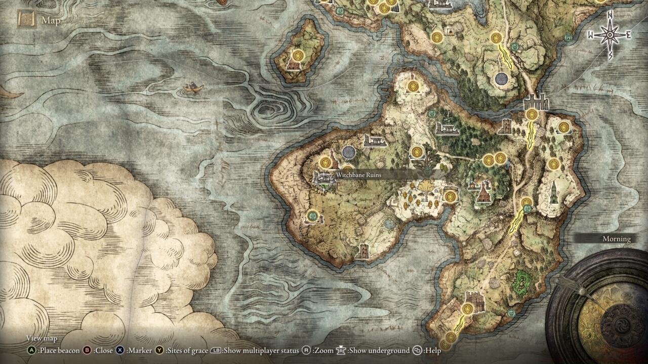 Sellen's real body can be found at the Witchbane Ruins.