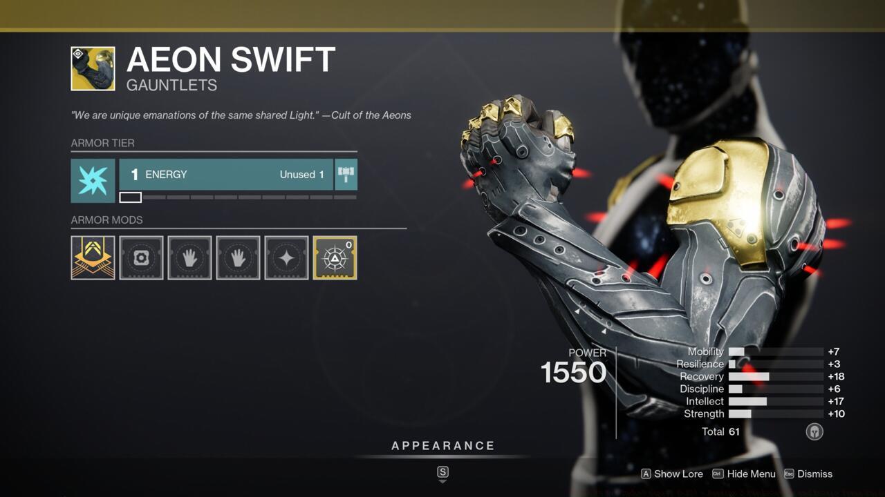 The Aeon Exotics are at their best when you can convince your whole fireteam to use them.