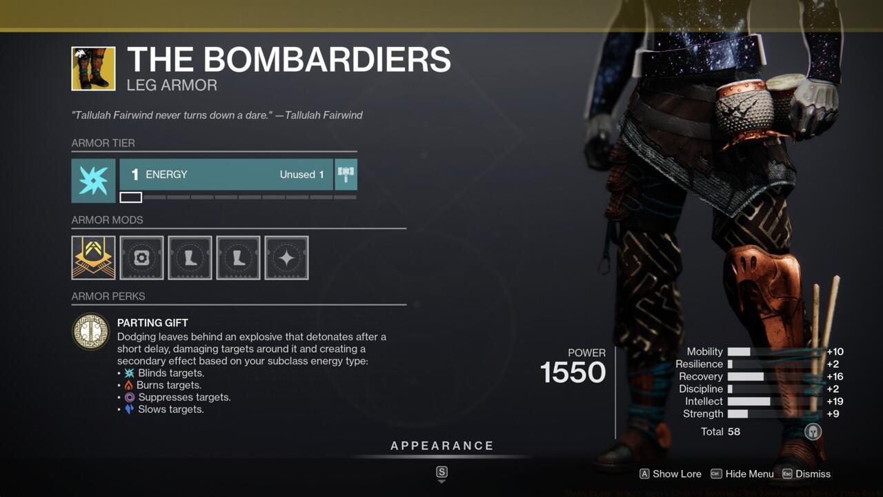 Dodging away from enemies also allows you to blow them up with The Bombardiers, which can give some fun advantages in sticky situations.